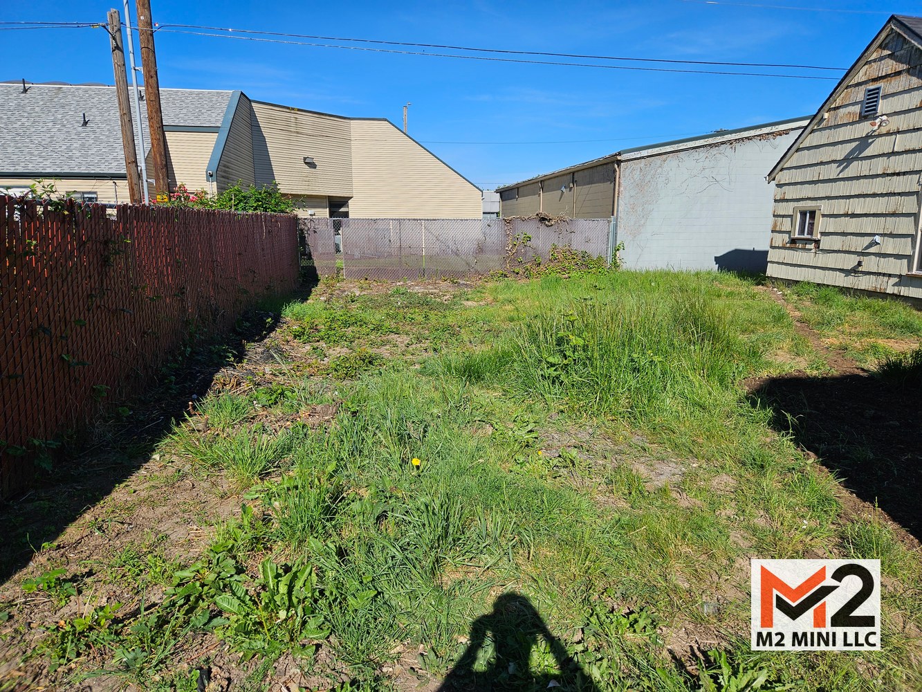 Before: Bush clearing and excavation.